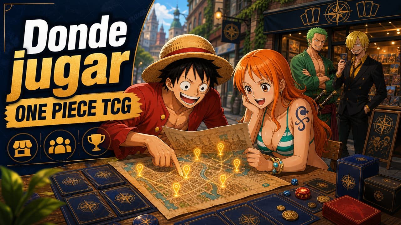 Mapa de tiendas y comunidades para encontrar donde jugar One Piece TCG