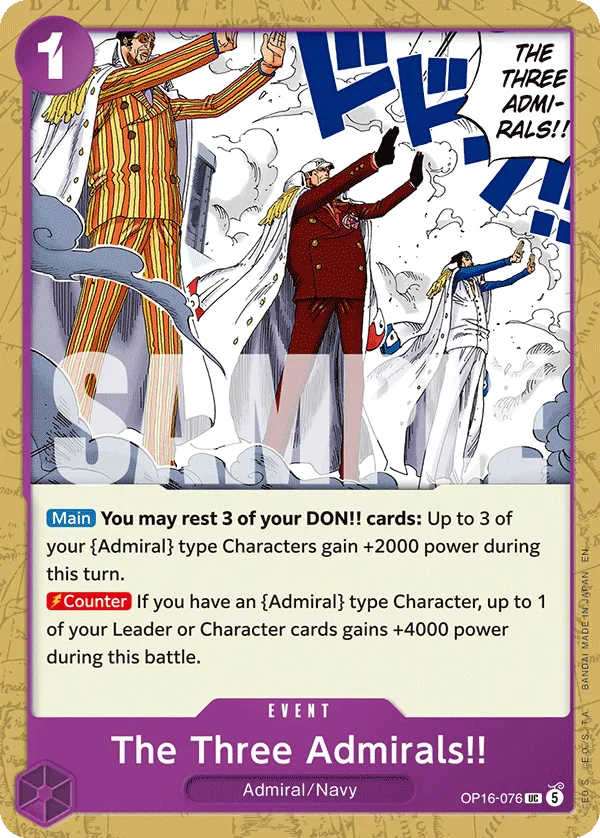 Three Admirals!