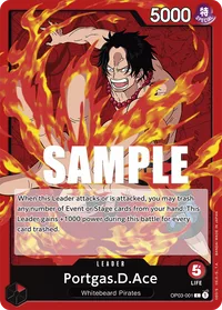OP03-001 Portgas D. Ace One Piece TCG