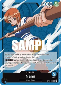 OP03-040 Nami Líder One Piece TCG