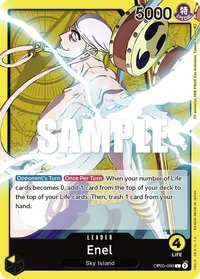 OP05-098 Enel Líder Amarillo One Piece TCG