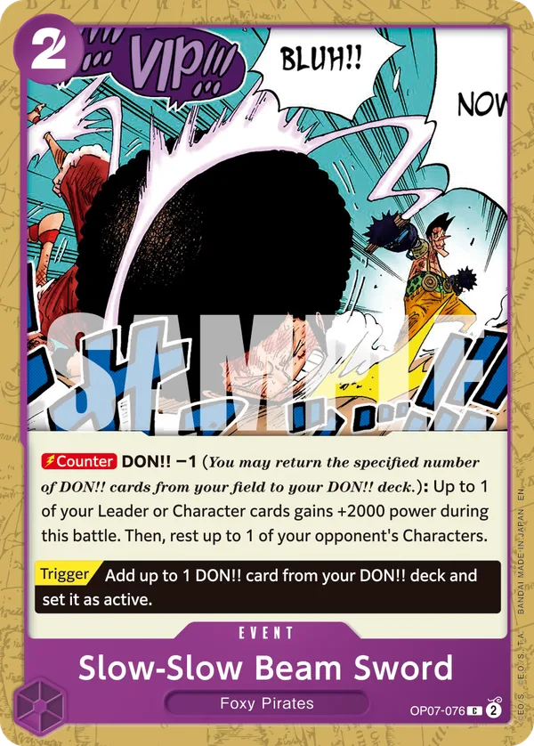 Slow-Slow Beam Sword (Pirate Foil)