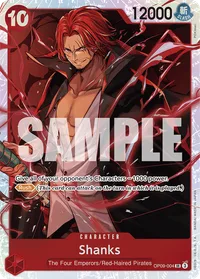 OP09-004 Shanks SR One Piece TCG
