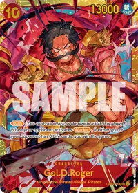 OP09-118 Gol D. Roger SEC One Piece TCG