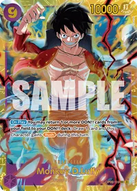 OP09-119 Monkey D. Luffy SEC One Piece TCG
