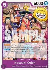 OP13-063 Kozuki Oden One Piece TCG