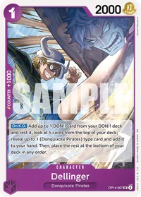 OP14-067 Crocodile Líder Negro One Piece TCG