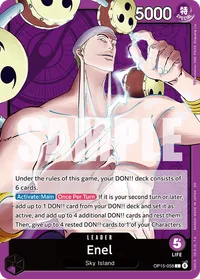 OP15-058 Enel Líder One Piece TCG
