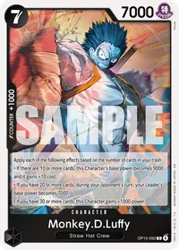 OP15-092 Monkey D. Luffy SR One Piece TCG