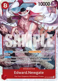 Edward Newgate Whitebeard SR OP16-003 One Piece TCG