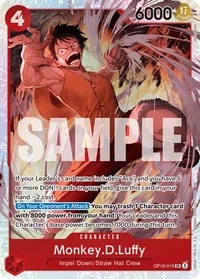 Monkey D. Luffy SR OP16-015 One Piece TCG