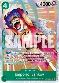 Emporio Ivankov SR OP16-026 One Piece TCG