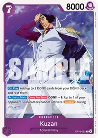 OP16-063 Kuzan One Piece TCG