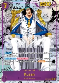 Kuzan Aokiji Manga Rare OP16-063 One Piece TCG