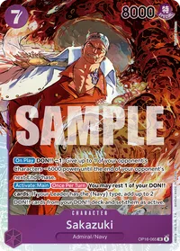 Sakazuki Akainu SR OP16-065 One Piece TCG