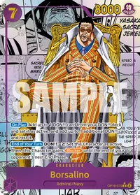 Borsalino Kizaru Manga Rare OP16-073 One Piece TCG