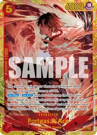 Portgas D. Ace SR OP16-118 One Piece TCG
