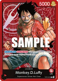 ST01-001 Luffy Líder Rojo One Piece TCG