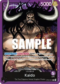 ST04-001 Kaido Lider One Piece TCG