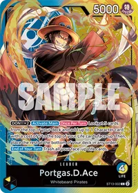 ST13-002 Portgas D. Ace One Piece TCG