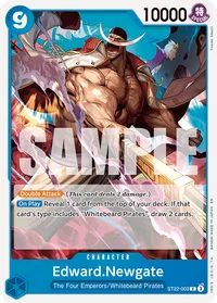 ST22-003 Edward Newgate Personaje One Piece TCG