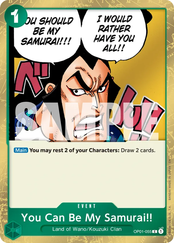 You Can Be My Samurai!! (Pirate Foil)