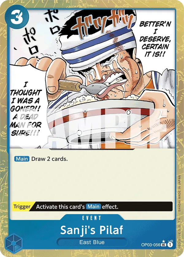 Sanji's Pilaf (Textured Foil)