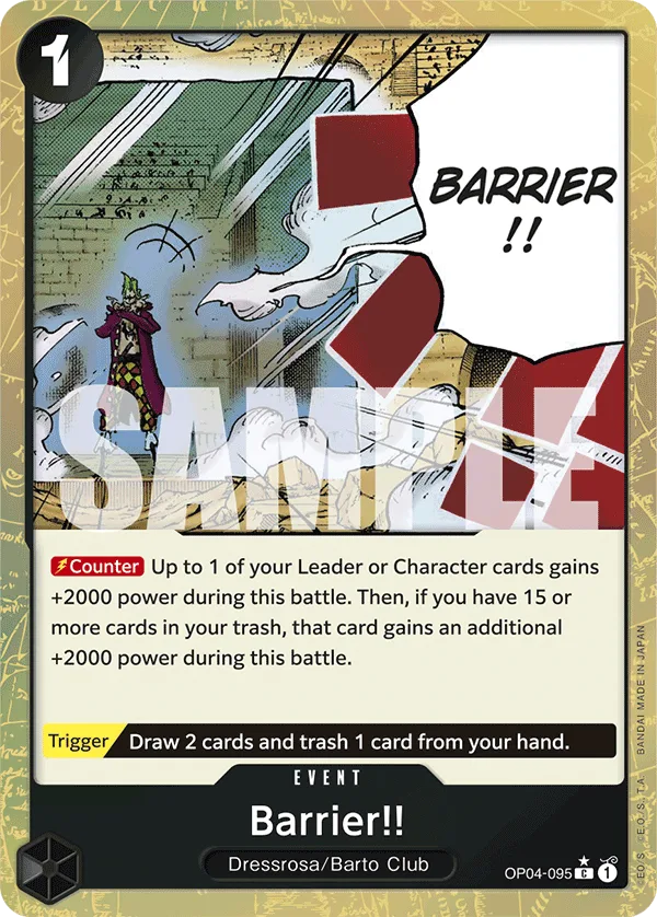 Barrier!! (Textured Foil)
