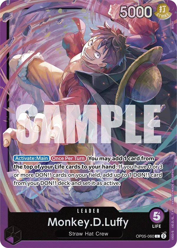 ST18 Starter Deck 18: PURPLE Monkey.D.Luffy