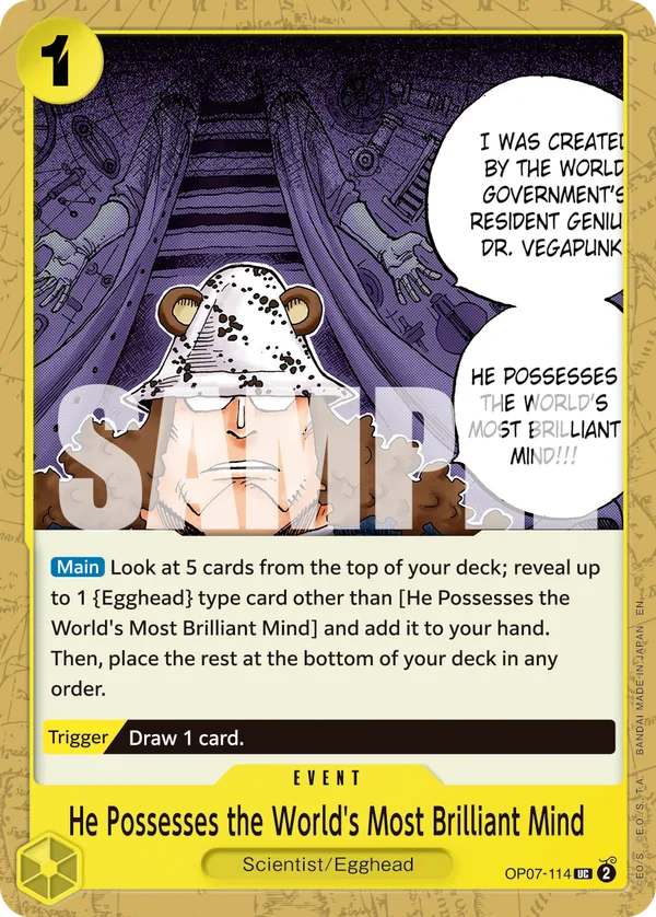 He Possesses the World's Most Brilliant Mind (Reprint)