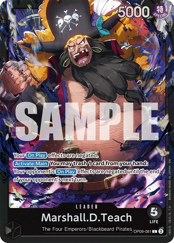 ST27 Starter Deck 27: BLACK Marshall.D.Teach