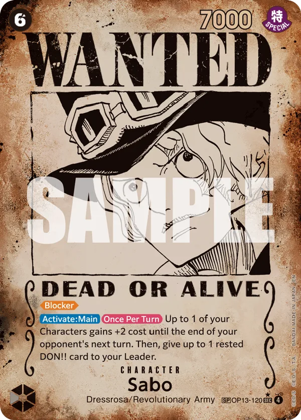 Sabo (120) (Wanted Poster)