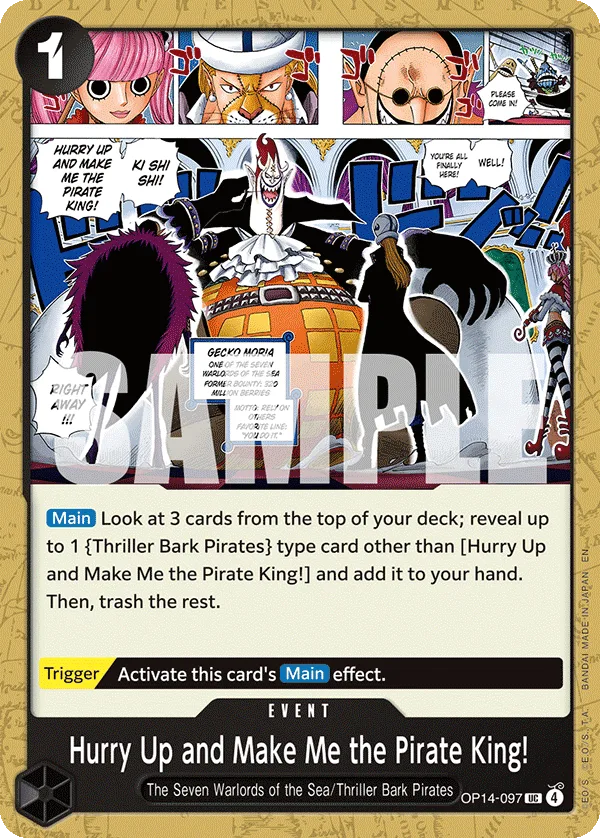 Hurry Up and Make Me the Pirate King!
