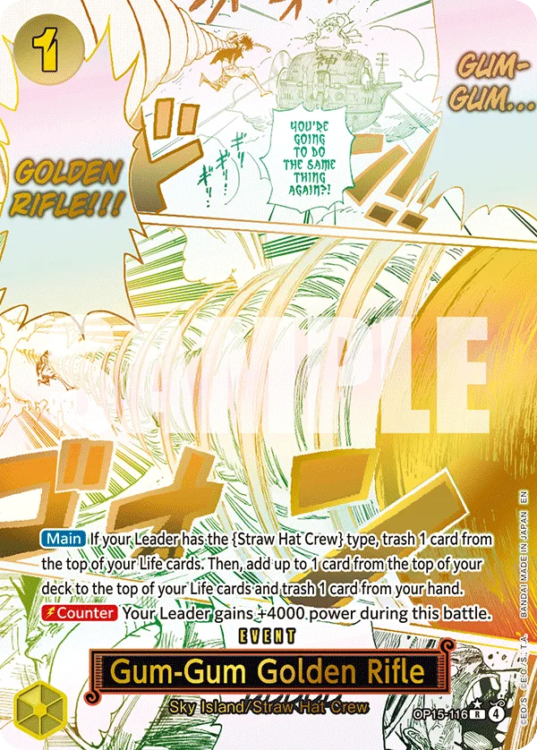 Gum-Gum Golden Rifle (Alternate Art)