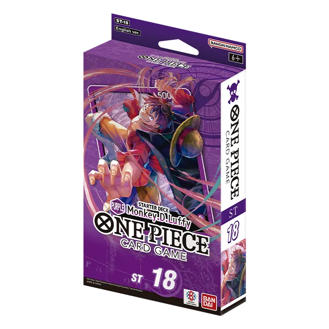 ST18 Starter Deck 18: PURPLE Monkey.D.Luffy One Piece TCG
