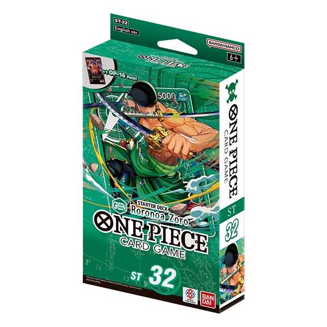ST32 Starter Deck -Green Roronoa Zoro- One Piece TCG